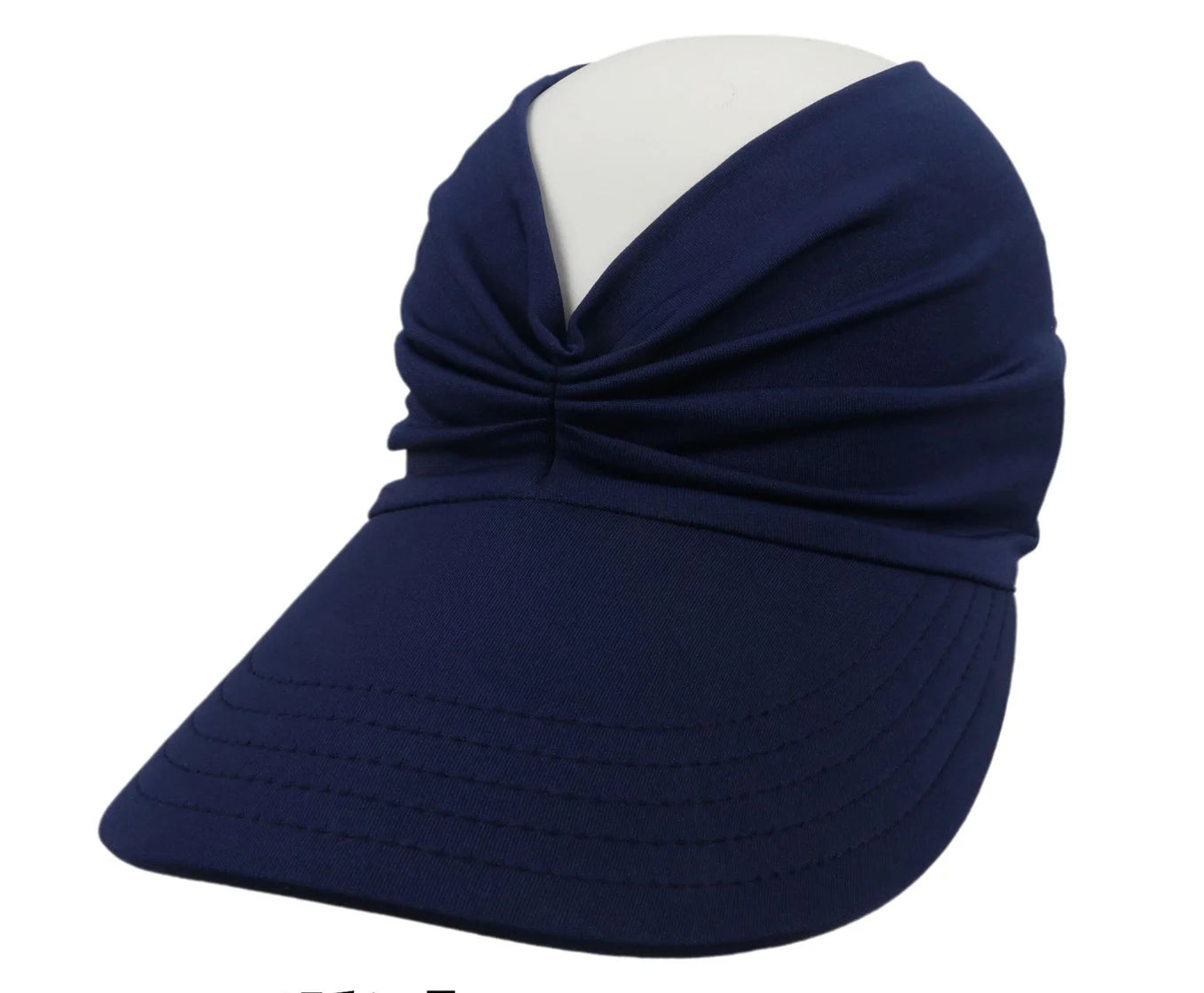 Visera de playa para mujer, protección UV, ala ancha