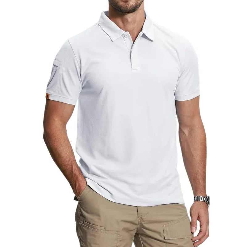 Polo Homme Classique Respirant - Streetwear Été