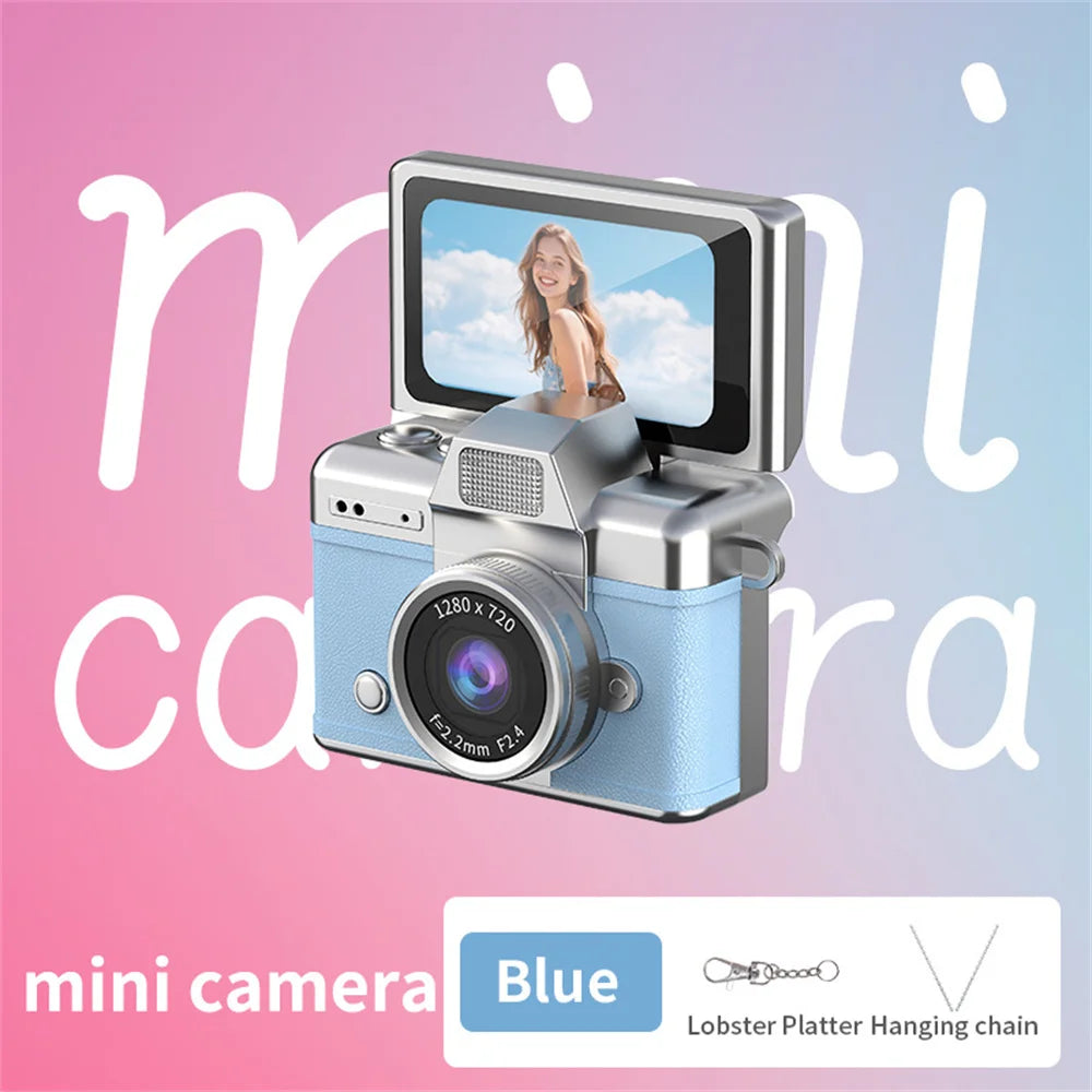 Mini Appareil Photo Rétro HD à Écran Pivotant + carte 64GB OFFERTE