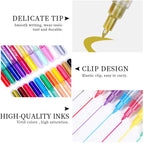 Stylo marqueurs Nails Art pour manucure - 12 couleurs