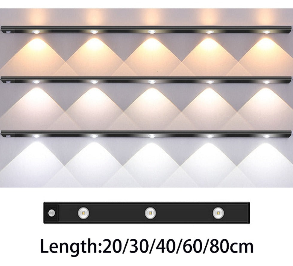 Lumière d'armoire à détecteur de mouvement LED