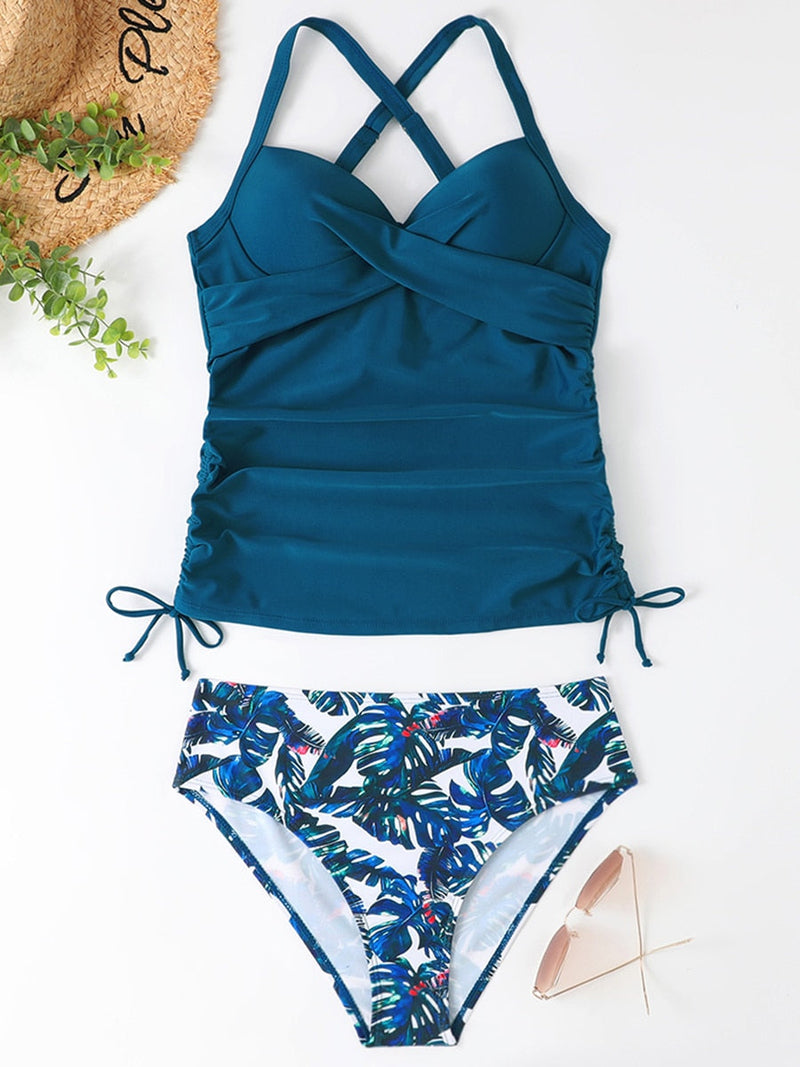 Bleu fleuris / S,Bleu fleuris / M,Bleu fleuris / L,Bleu fleuris / XL,Bleu fleuris / XXL