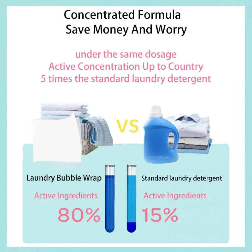 Lessives solides et solubles - 120PCS