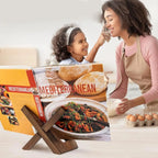 Porte Livre Recette en Bois pour Cuisine