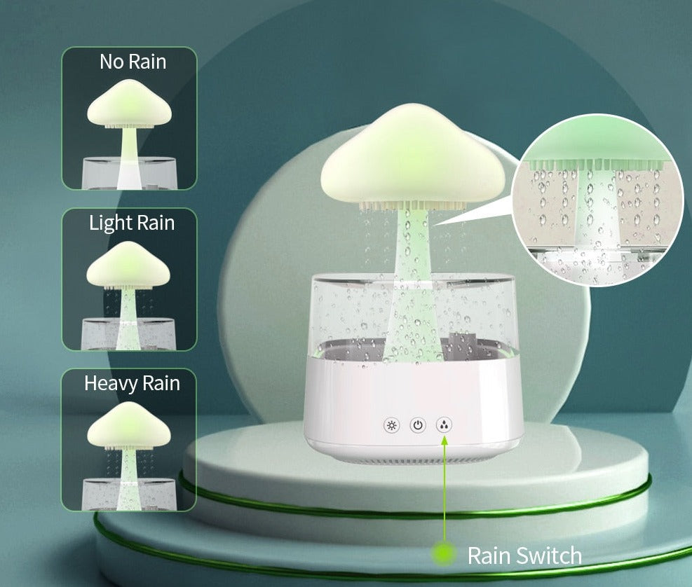 Cloudy Rain : Diffuseur d'huile contre le stress et l'anxiété