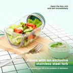 Boîte à Lunch Pratique pour Salade en Plastique