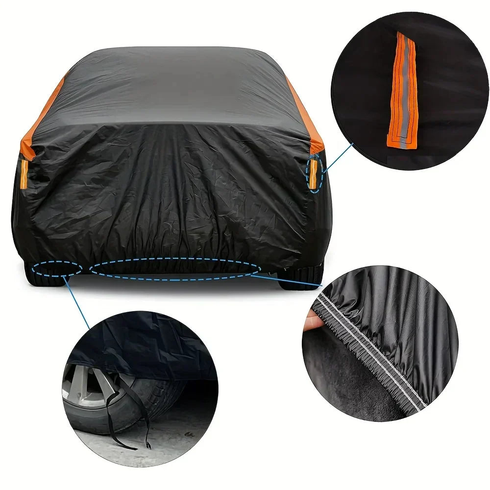 Housse Intégrale Imperméable pour Voiture Extérieure - 4 Saisons