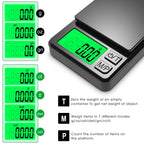 Mini Balance de Poche Rétro-Éclairée - 1KG MAX