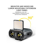 Éclairage Frontal LED Rotative - Haute Puissance & Portable