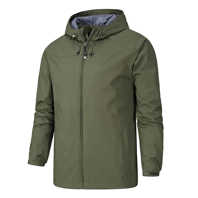 Waterproof hooded jacket for men and women - Free delivery