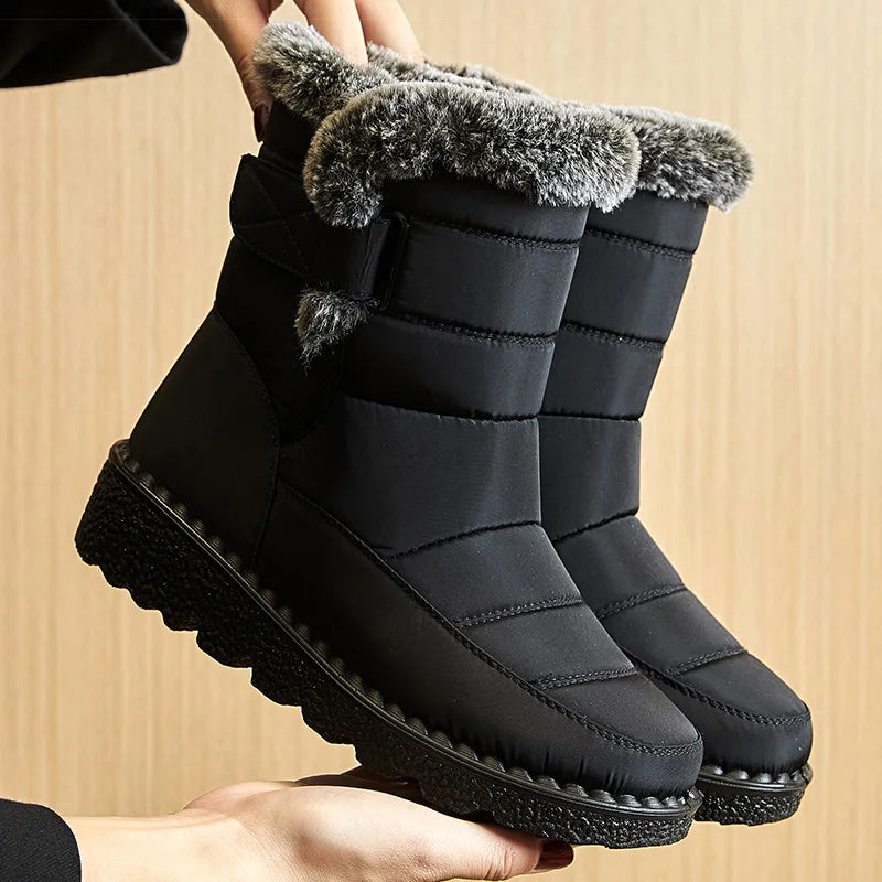 Bottes Montantes en Doublure Fourrure Chaudes & Imperméables