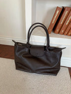 Sac Fourre-Tout Grande Capacité en Cuir PU