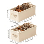 Organisateur de Rangement pour Dressing – Boîte de Rangement pour Sacs Avec ou Sans Compartiments