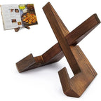 Porte Livre Recette en Bois pour Cuisine