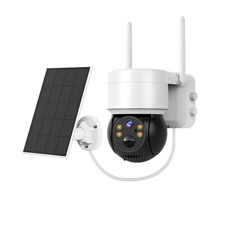 Caméra de sécurité Solaire - Vision nocturne détection des mouvements
