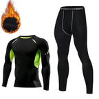 Sous-vêtements sportifs thermiques d'hiver pour Homme
