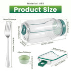 Boîte à Lunch Pratique pour Salade en Plastique