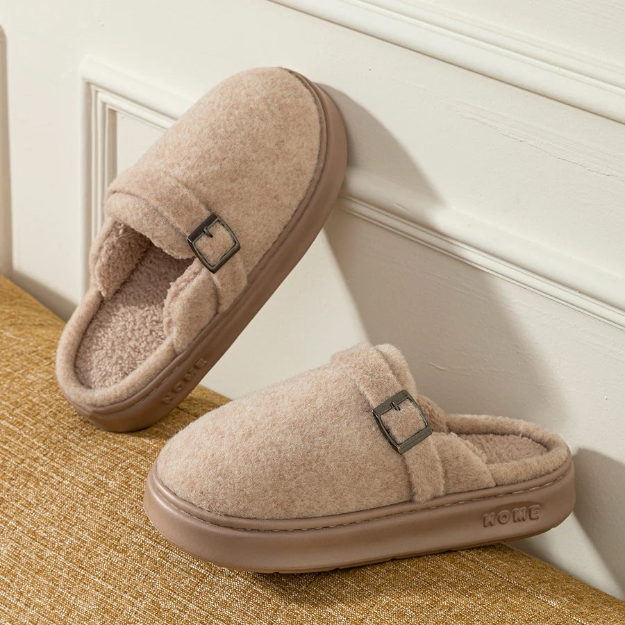 Pantoufles Mules à Sangles Chaudes & Antidérapantes - Mixte