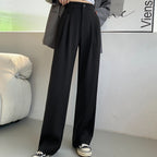 Pantalon décontracté ample taille haute