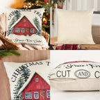 Housse de Coussin de Noël 45x45cm