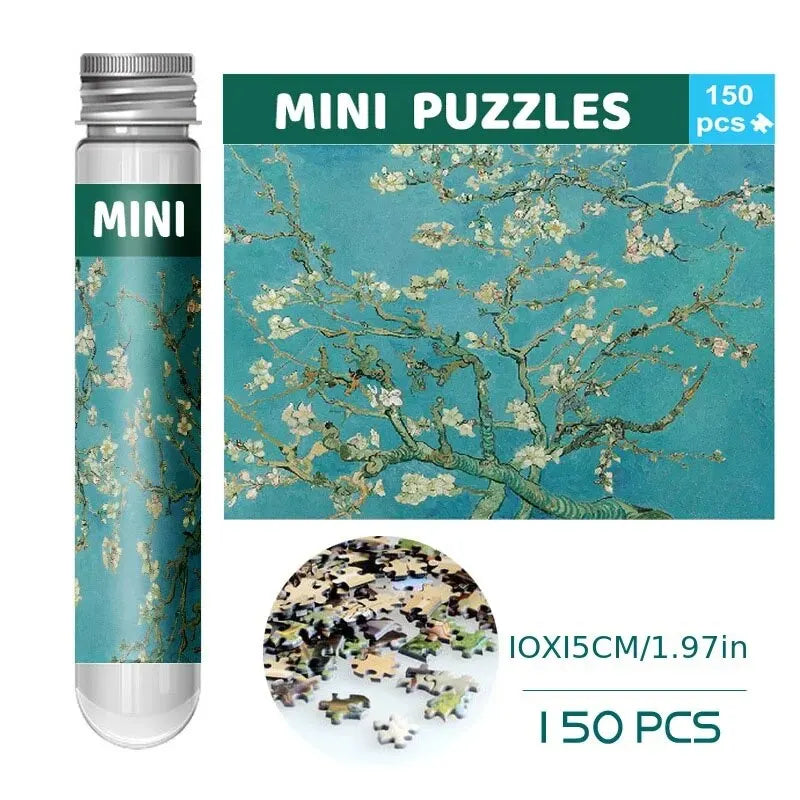 Mini Puzzle 150PCS Spécial Peintures Célèbres - Idée Cadeau