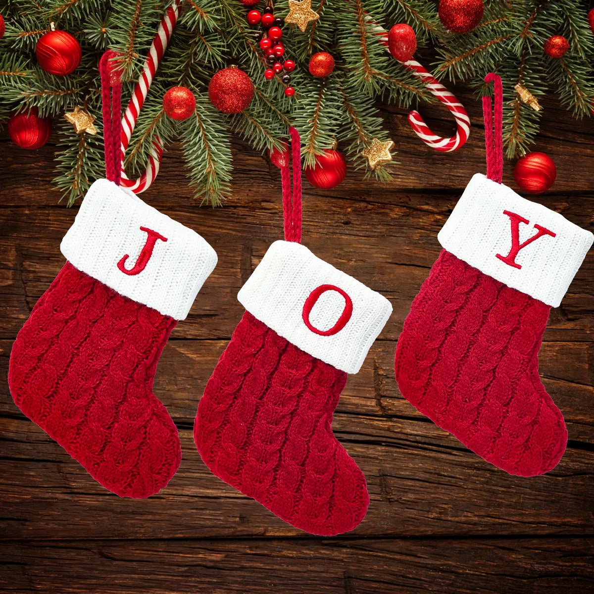 Mini Chaussettes de Noël avec initiales
