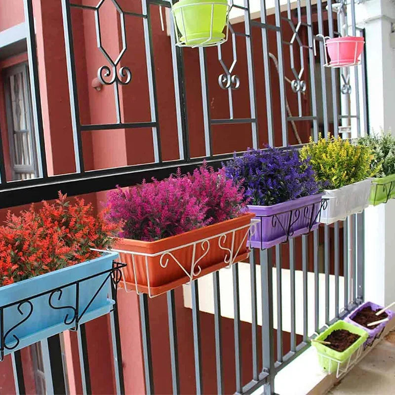 Lot de 10 Plantes Artificielles d'Extérieures