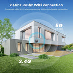Caméra Surveillance Extérieure connectée PTZ Double Écran 8MP WiFi — Zoom 10X, Détection IA