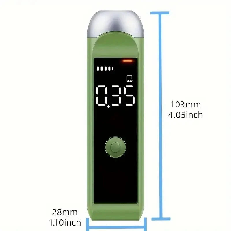 Détecteur d’Alcool à Écran LED – Rechargeable