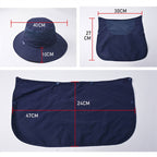 Chapeau de randonnée Anti-UV - Protection intégrale