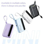 Powerbank Compact avec Câbles Intégrés - 4 en 1 50000mAh