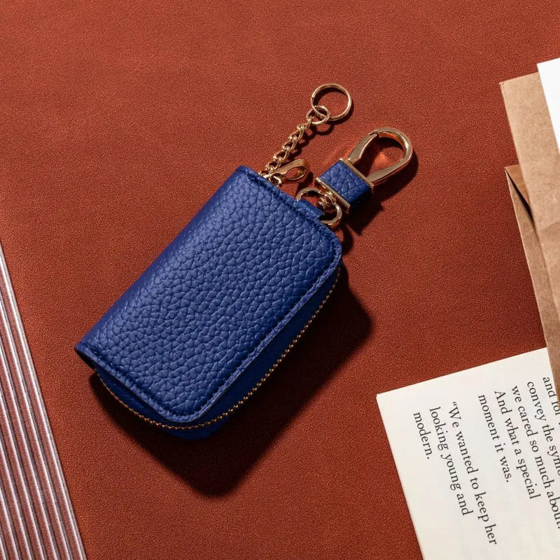 Porte-Clé en Cuir PU Rectangulaire à Crochet