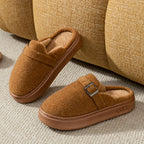 Pantoufles Mules à Sangles Chaudes & Antidérapantes - Mixte