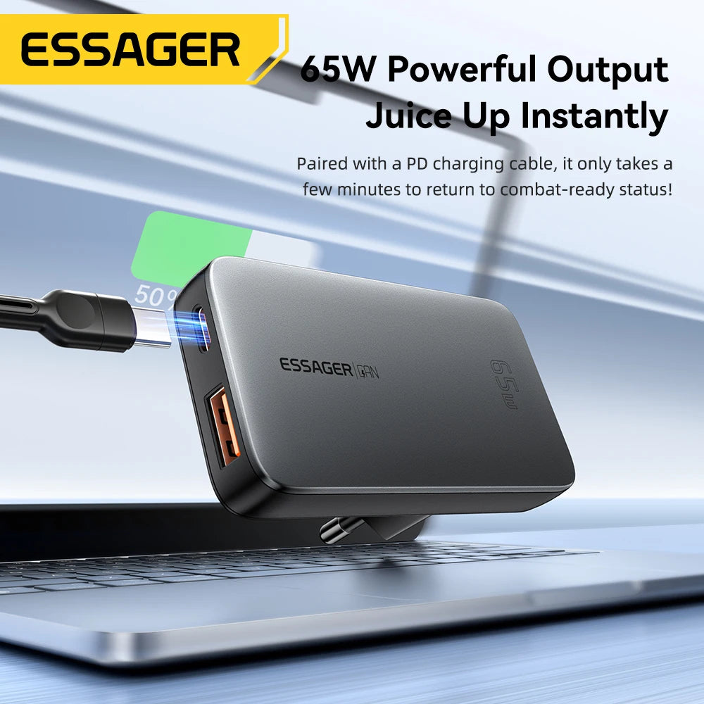 Chargeur ULTRA PLAT 65W Haute Puissance