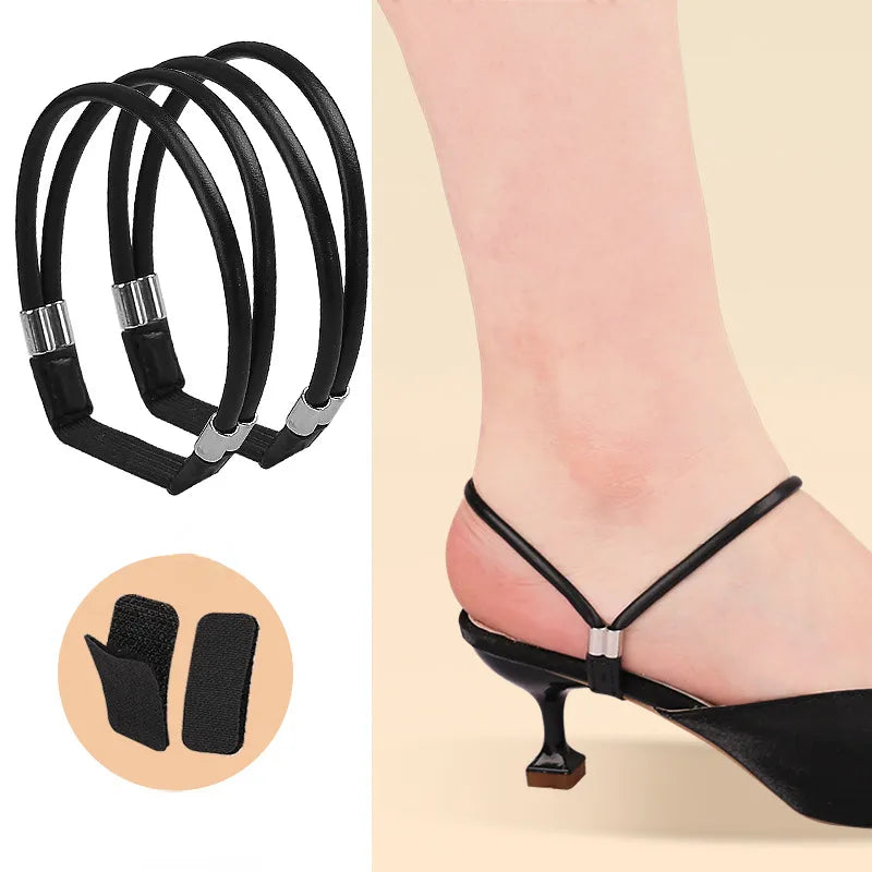 Lanières autoadhésives pour chaussures à talon
