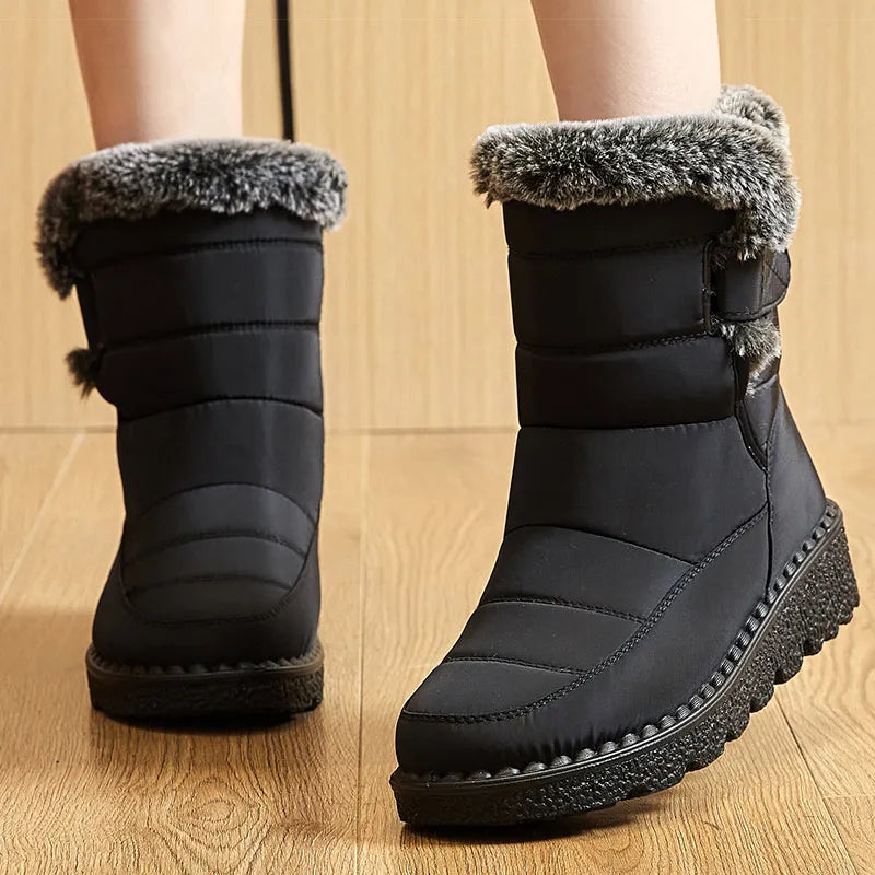 Bottes Montantes en Doublure Fourrure Chaudes & Imperméables