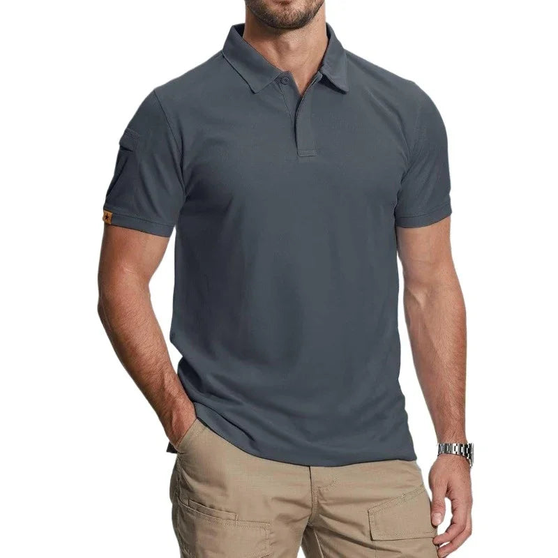 Polo Homme Classique Respirant - Streetwear Été