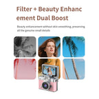 Mini Appareil Photo Rétro HD à Écran Pivotant + carte 64GB OFFERTE