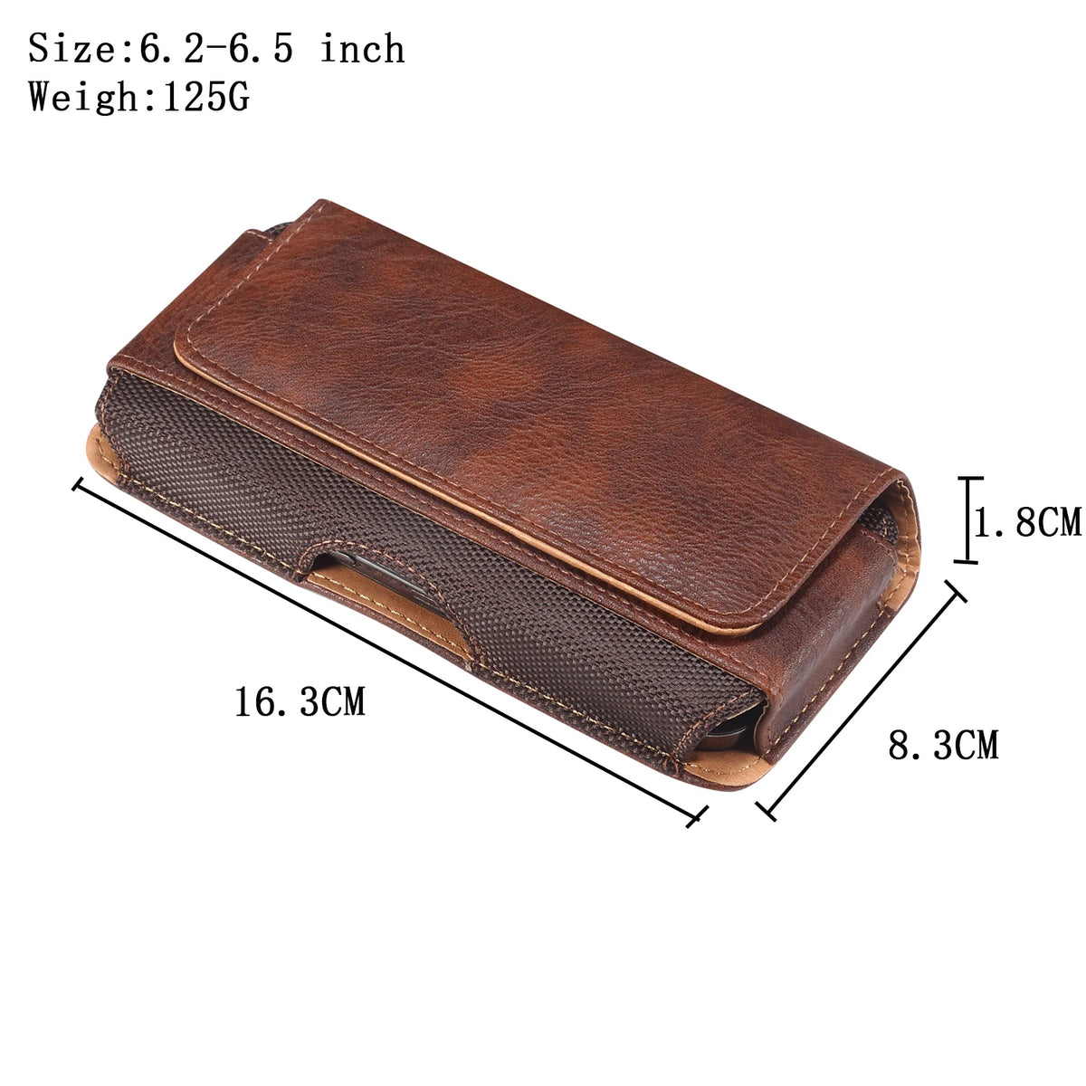 Étui Téléphone en Cuir de Vache avec Clip Ceinture – Pochette pour iPhone & Samsung