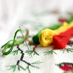 Pratique de point de broderie en Bambou - Kit complet 19 pièces