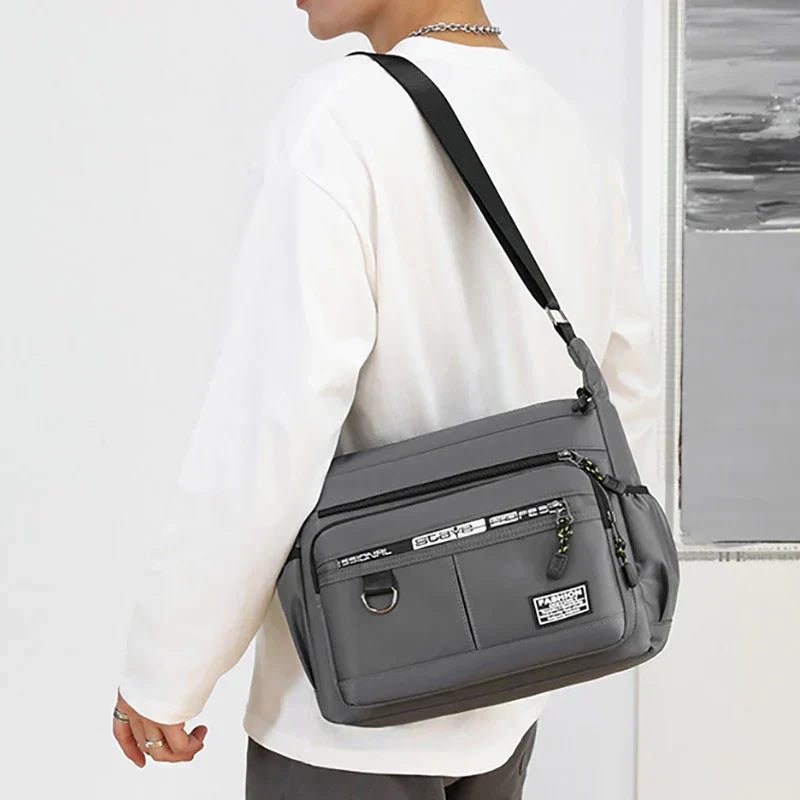 Sac Bandoulière Homme Grande Capacité Multipoches
