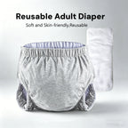 Couche-Culotte d’Incontinence Adulte Lavable en Coton – Réutilisable, Anti-Fuite, Confortable pour Homme et Femme