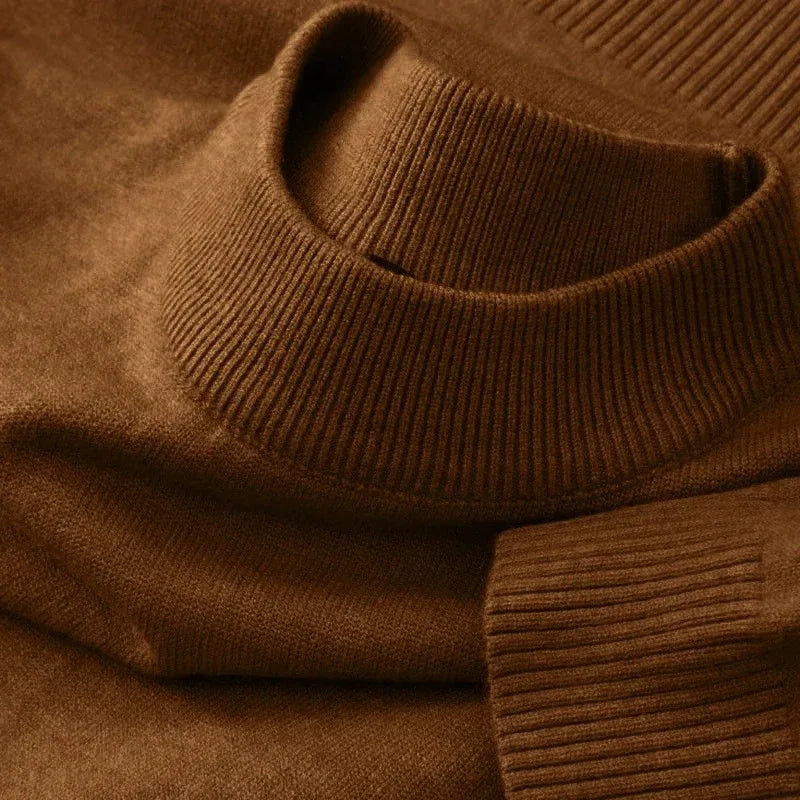 Pull Tricot BASIC en Laine à Col Rond - Homme