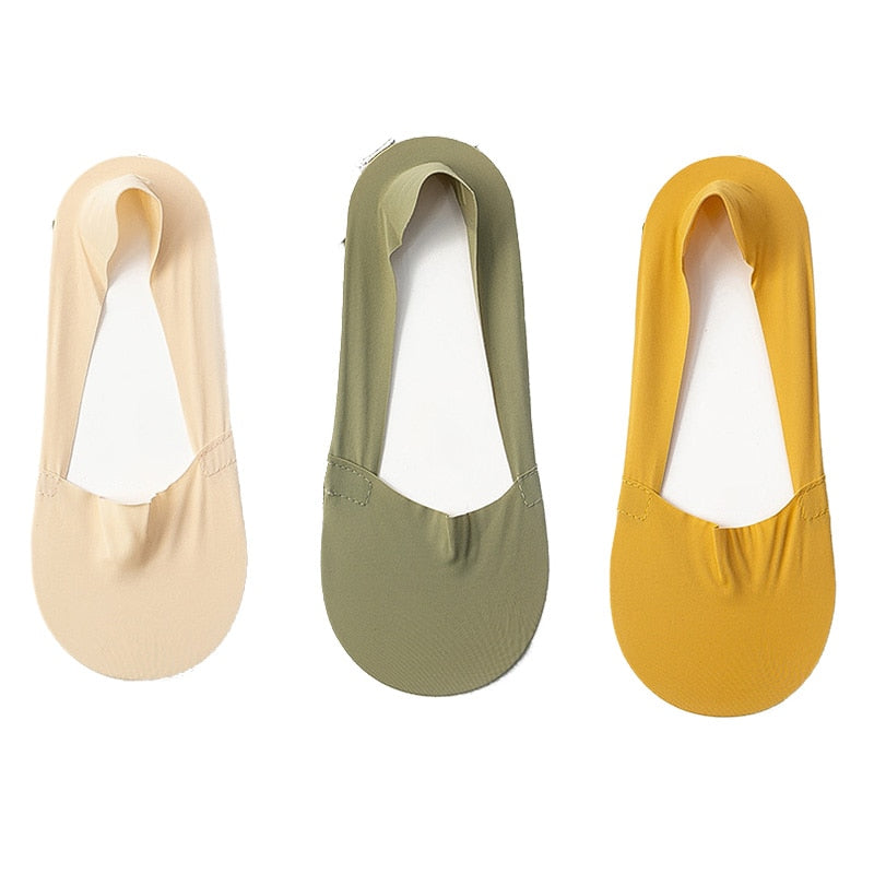 Chaussettes invisibles antidérapantes (3 paires)