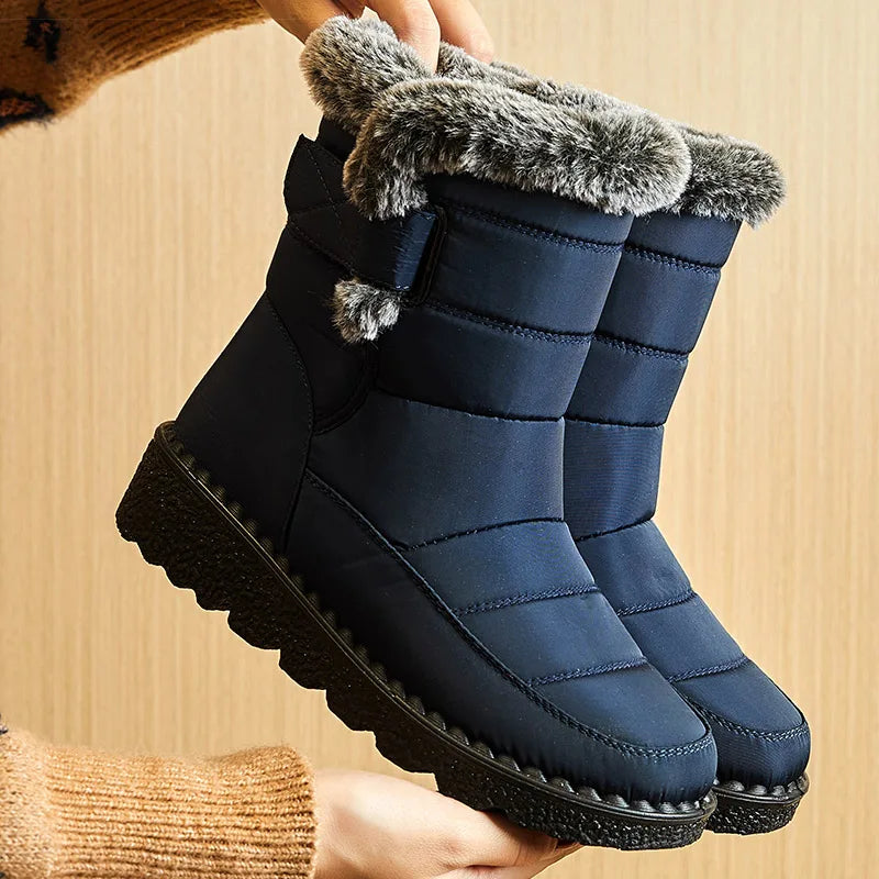 Bottes Montantes en Doublure Fourrure Chaudes & Imperméables