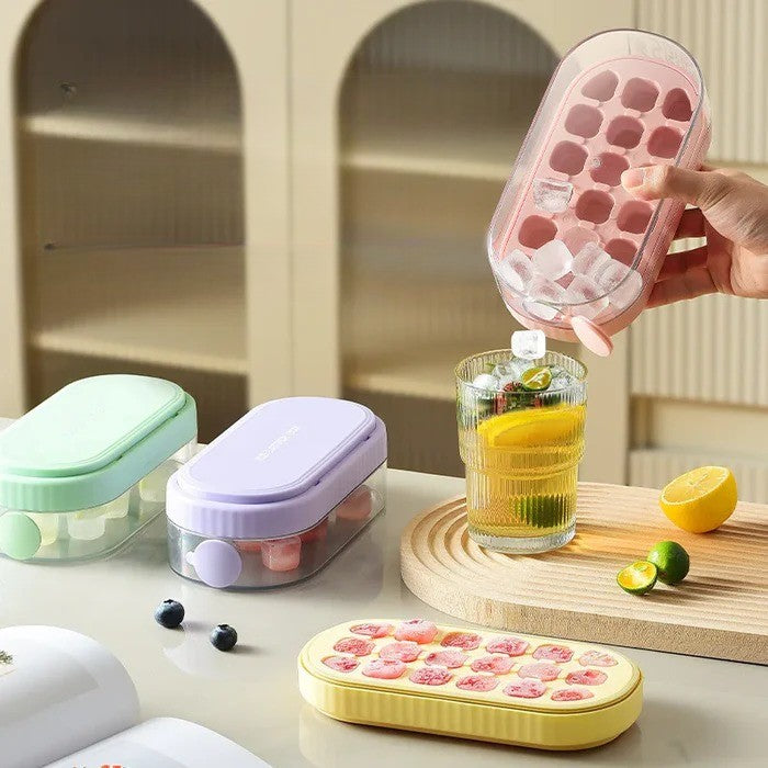 Moule à glaçon en silicone innovant - 18 Glaçons