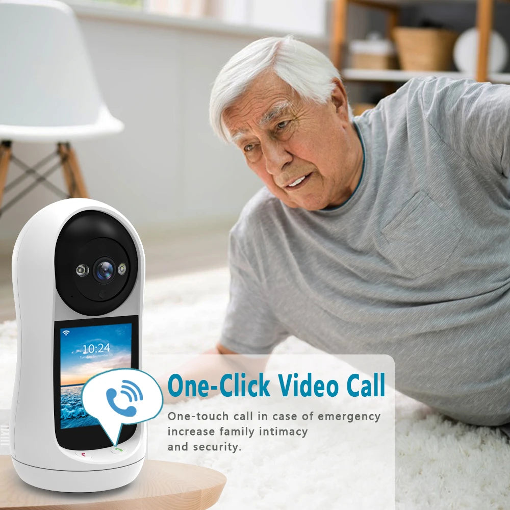 Caméra de surveillance WiFi 3MP avec écran 2.8 pouces intégré