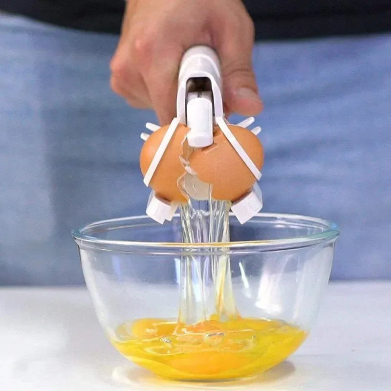 Ouvre-Coquille d'Oeuf 2 en 1 - Séparateur de Jaune