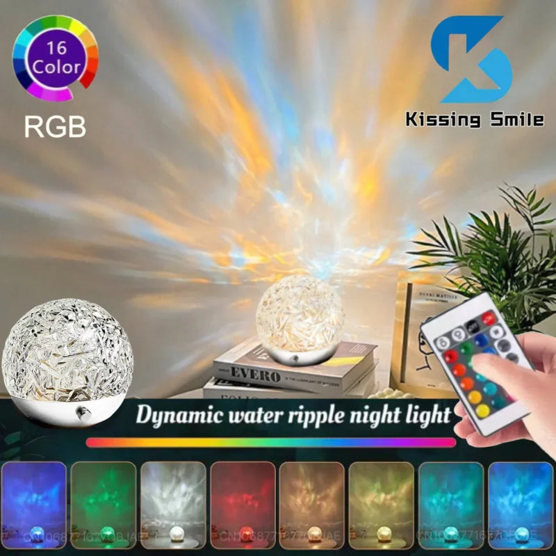 Boule Cristal LED Tactile – Éclairage Relaxant