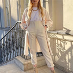 Pantalon élégant de Taille Haute pour femme